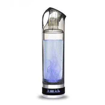 

500ml Hydrogen Rich Alkaline Water Bottle lonizer Generator LED RGB Portable Cup USB Rechargeable Anti-Aging Gift