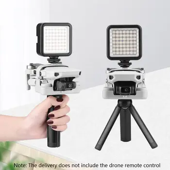 

1Set Adapter Base with Hand Grip Tripod Fill Light for DJI Mavic Mini Gimbal Handheld PTZ Stabilizer Action Camera