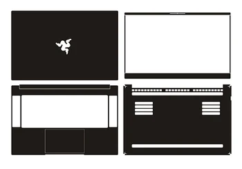 

Laptop Sticker Skin Decals Carbon fiber Cover Protector for Razer Blade Stealth RZ09 0300 15.6"