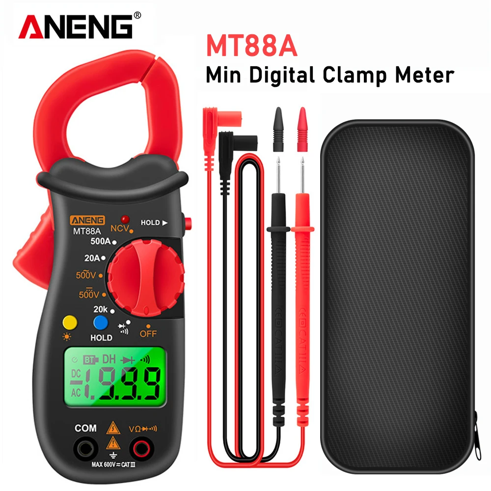 Цифровой мультиметр зажим ANENG MT88A измеритель частоты емкости напряжения