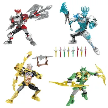 

2020 New Compatible With Lepining Bionicle Biochemical Warrior Bionicle Ekimu The Msdk Maker Building Block Toy Bringuedos