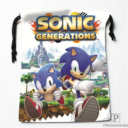 Bags Пользовательские печати sonic_the_hedg сумки для покупок на шнурках дорожный мешочек для хранения плавать Пешие прогулки игрушка мешок унисекс мульти Size18-12-31-105 - Цвет: Bags