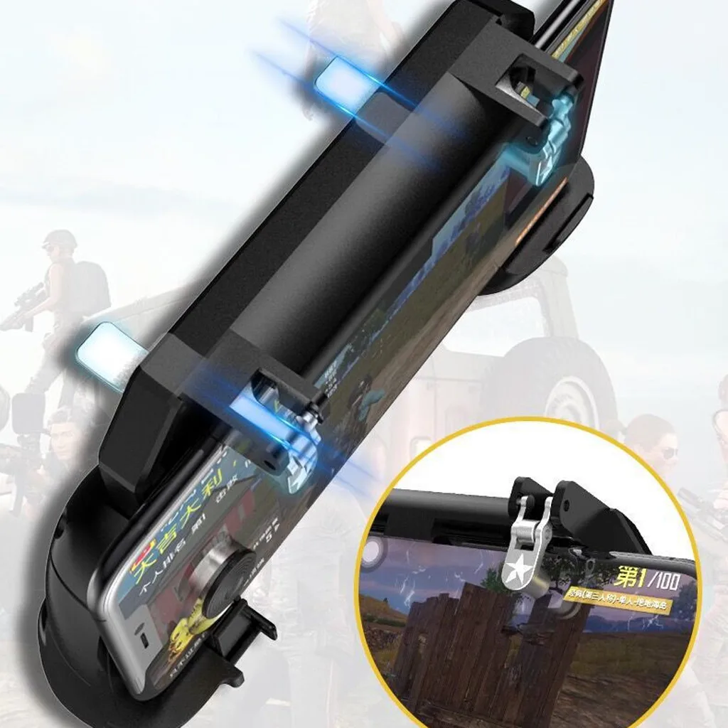 For PUBG Moible Controller Gamepad Aim Fire L1 R1 Triggers For PUGB Mobile Game Pad Grip L1R1 Joyst