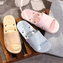 Женские тапочки для душа; сезон лето; нескользящие домашние тапочки; мягкие домашние Тапочки для ванной