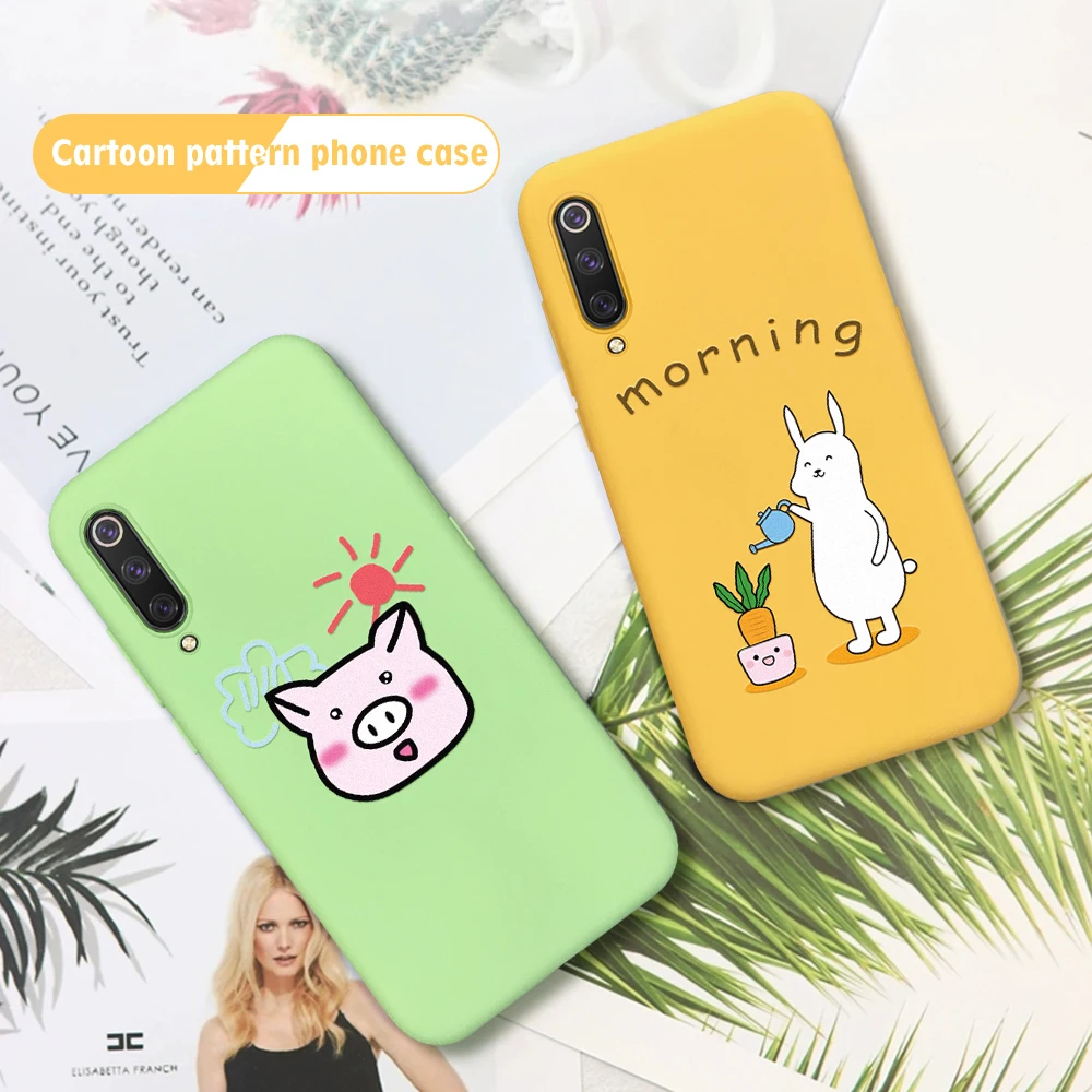 Чехол для телефона с узором для Xiaomi Redmi Note 7 6 Pro 7A 6A силиконовый чехол для Xiaomi Mi8 Mi 9T Pro 9 SE Mi9 A2 Lite Mi6X A2
