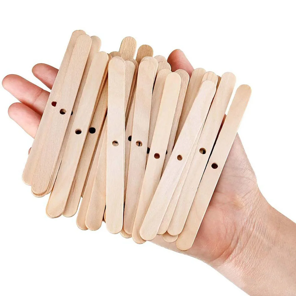 100 шт. деревянные свечи фитили центрирующее устройство для крепления самодельные