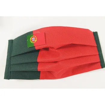 

Face mask higienica storage reusable. Flag Portugal. Face mask made from nonwoven fabric TNT, not ago missing meter filter.