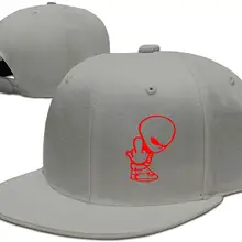 TSDFCAlien средний палец унисекс Snapback Регулируемая плоская бейсболка