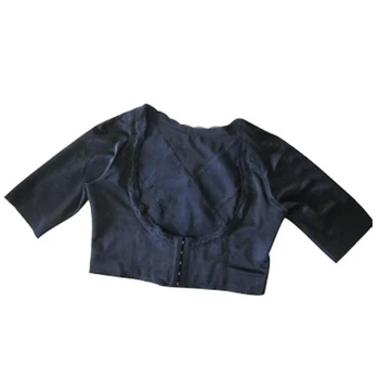 

Women Elastic Body Shaper Comfortable Posture Corrector Sports Waist Trainer Crop Top Short Sleeve Arm Compression Slim Upper