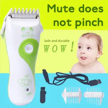 

Professional Men Kids Baby Electric Hair Clippers Cordless Clippers Trimmer Rechargeable Low Noise Hair Cutting Machine