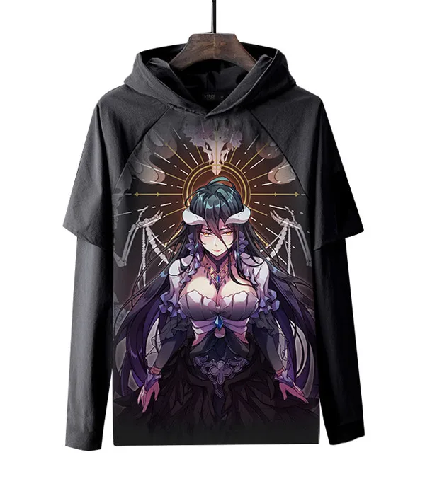 Nuevo Sudadera Con Capucha Аниме игра OverLord 3D Sudadera Con Capucha унисекс Sudadera Con Estampado Ropa - Цвет: Style6
