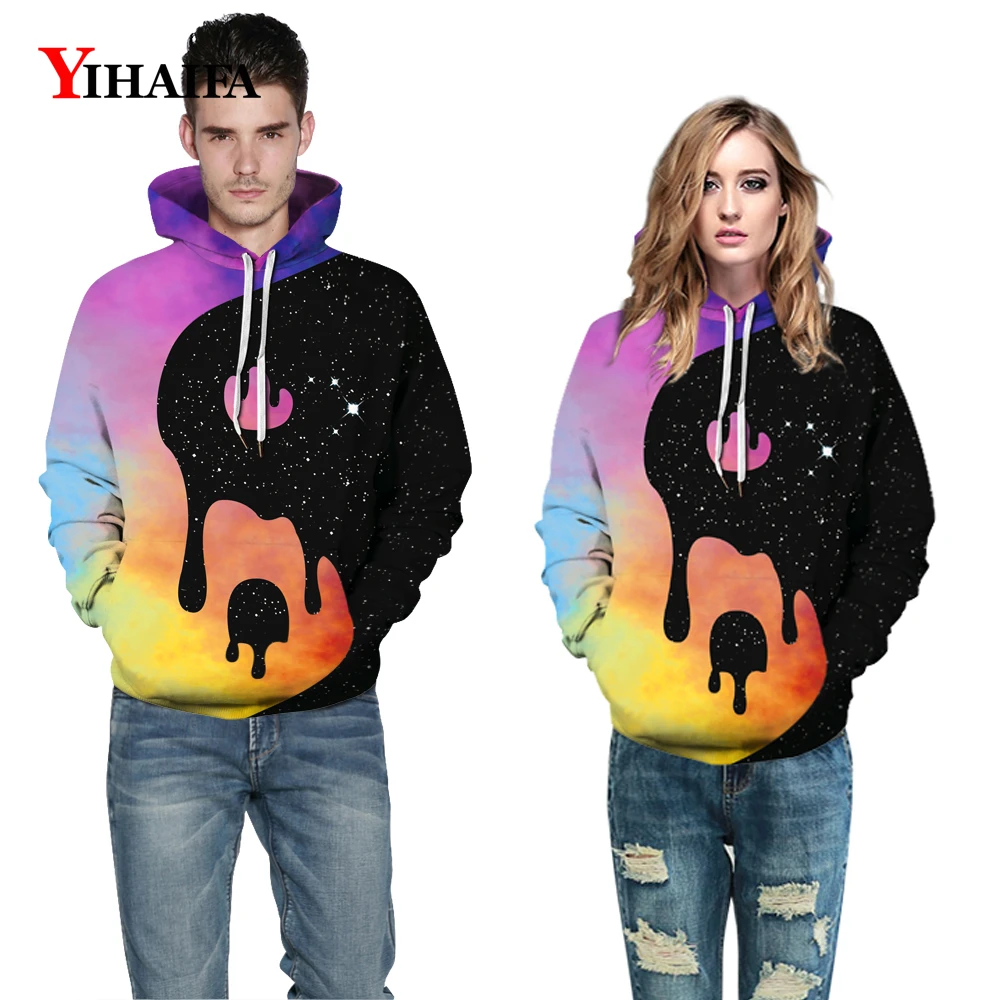 

3D Print Creative Graphics Gym Sweatshirt Hooded Funny Coat For Unisex Female Womens Clothes Hoodies Pullover Streetwear