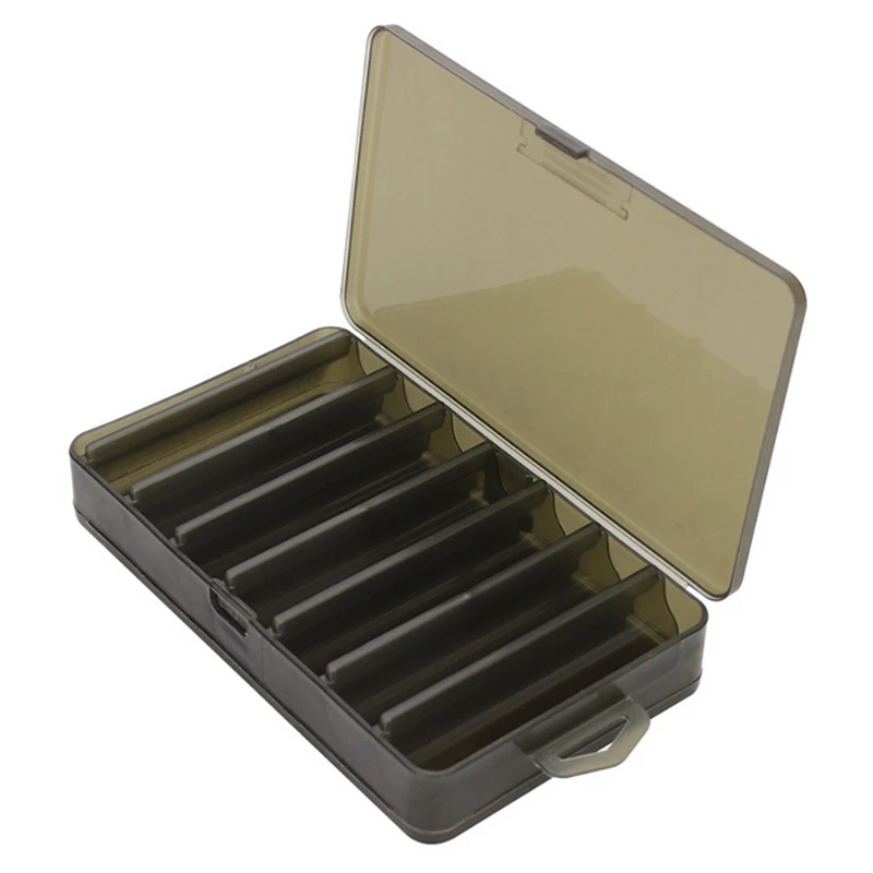 

Portable 14 Slots Adjustable Baits Fishing Lure box Minnow Lures Hook Tackle Box Storage Case Organizer Multifunctional CY02