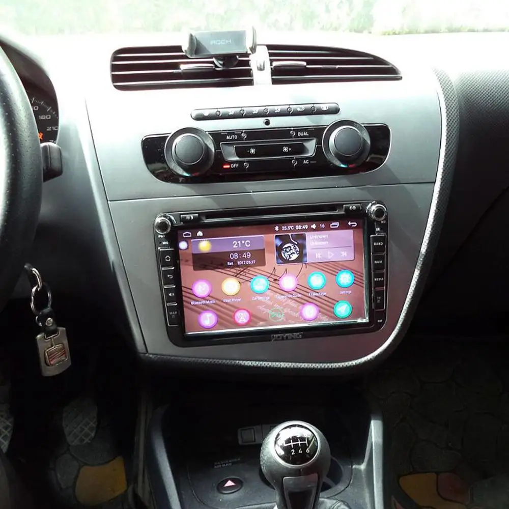 Best 8"Head Unit  BT WIFI Android 8.1 Car Radio Stereo For Volkswagen VW Passat Skoda Golf GPS Navigation NO DVD Player Steering Whee 3