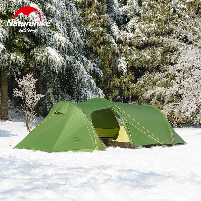 

Naturehike Ultralight Opalus Tunnel Tent for 2~4 Persons 20D/210T Fabric Camping Tent with Free Footprint NH17L001-L