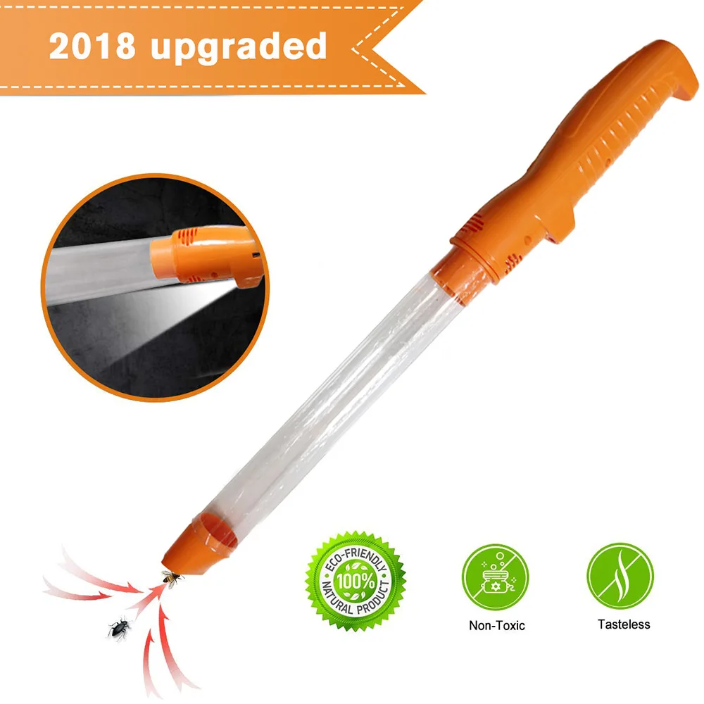 Ручной Critter Catcher usb зарядка светодиодный Электрический трубка всасывания Жук Насекомое ловушка паук ловушка Сад Открытый ловушка для вредителей