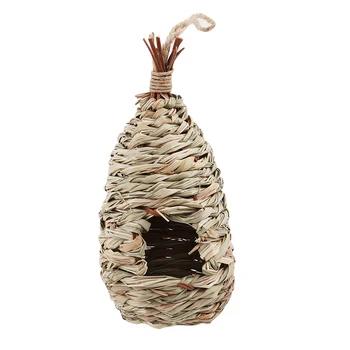 

Natural Pet Bird Bed Bird Nest Canary Cage Bird Egg Container Breeding Nest Decorative Cages Small Nest Pet Supplies