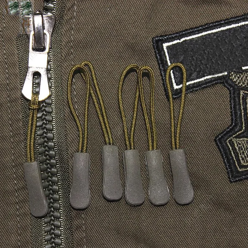 Zipper Repair Kit Zipper Pullers Zipper Sliders Zipper Heads Replacement Clip Buckle Zipper Puller for Travel Bag Suitcase Tent Backpack 10pcs