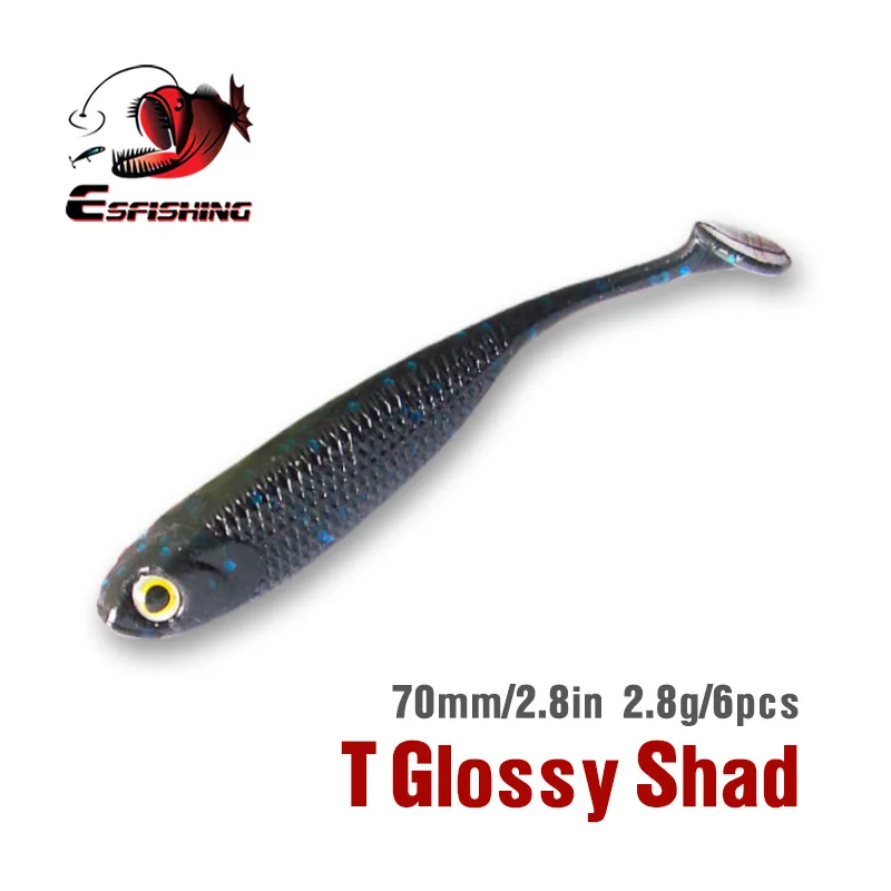 KESFISHING 3D приманки для рыбной ловли блестящая наживка 7 см 2 8 г рыболовные весенние мягкие приманка