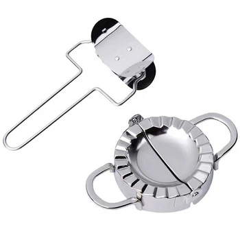 

Dumpling Maker Stainless Steel Mould Mold Wraper Cutter Kitchen Gadget Tool For Making Dumplings Jiaozi