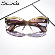 IBOODE кошачий глаз солнцезащитные очки с диоптриями для женщин и мужчин пресбиопические очки женские мужские очки при дальнозоркости анти УФ увеличительные очки