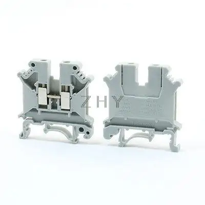 

28-10AWG Wire Range Side Entry Screw Terminal Block Connector UK5N 2 Pcs