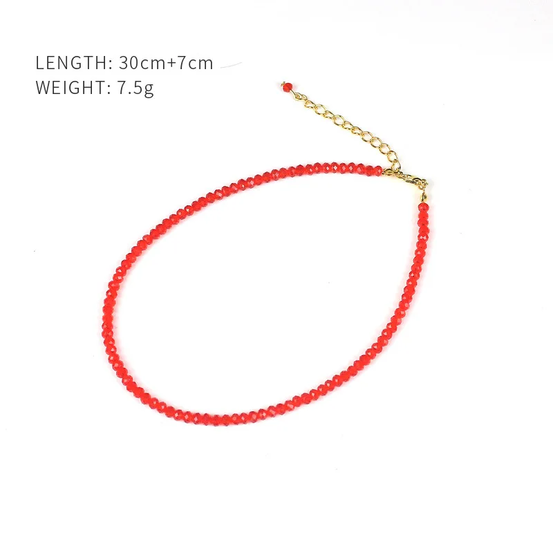 8 Color Style Beads Short Necklace Female 2019 Fashion Jewelry Women Choker Necklaces Bijoux Femme Ladies Party Necklace - Image 4