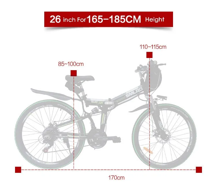 Discount Original X-Front brand 21 speed 26 inch 20A 48V 500W Lithium Battery Electric folding Mountain Bike downhill Bicycle ebike 25