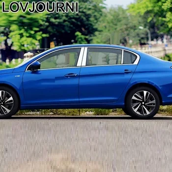 

Car Window Body Exterior Automovil Decorative Automobile Modification Sticker Strip Parts Trim Accessories 19 FOR Peugeot 408