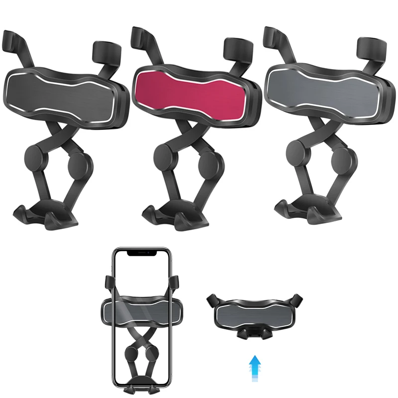 Car Phone Holder For Mercedes Benz A B CLA GLA GLK Class X156 C117 GLA200 GLA250 CLA180 CLA220  Round Air vent