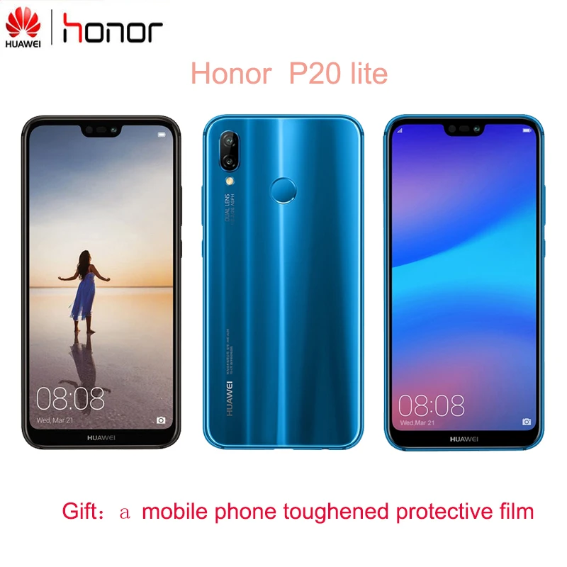Смартфон honor P20 Lite Kirin 659 5 84 дюйма Nova 3E FHD 4 + 64 ГБ две камеры|Смартфоны| |