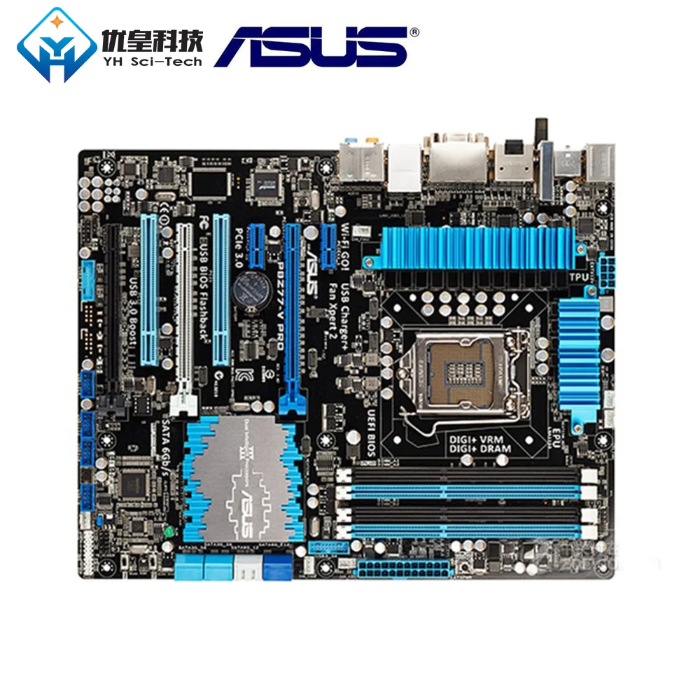  Asus P8Z77-V PRO Intel Z77 Original Used Desktop Motherboard Socket LGA 1155 Core i7/i5/i3/Pentium/