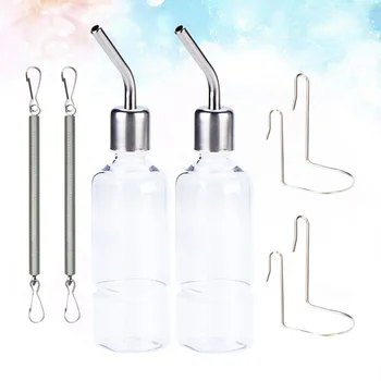 

2PCS Hanging Practical Water Bottles Water Feeders for Rabbits