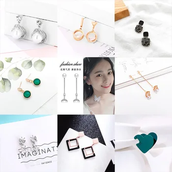 

30 Paris/lot novelty fashion women alloy earring lot vintage style cool design women jewelry earring wholesale 201107-74