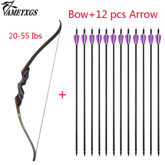  US $99.00 Archery inch Recurve With Arrow Hunting Shooting Accessories