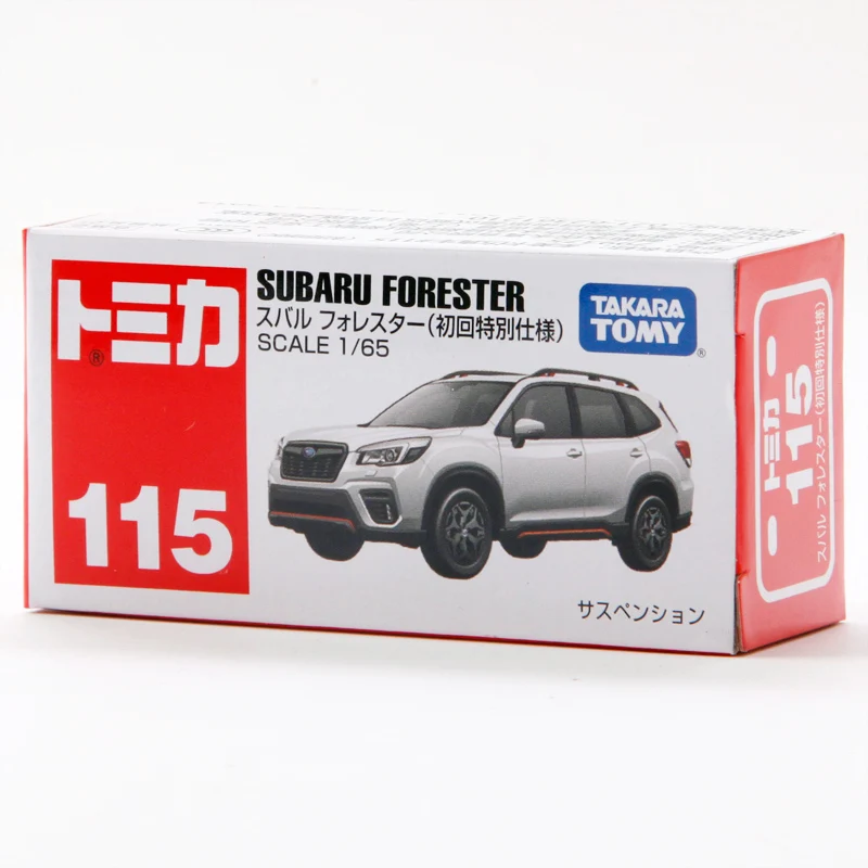 S01Takara Tomy Tomica 1:65 Subaru Forester NO.115 SUV металлический Литая машина игрушечный автомобиль