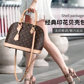 

2020 new Korean business handbag Printed women's bag versatile large capacity shell handbag messenger bag