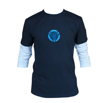 

2019 Special Offer Freeshipping Lycra New Super Avenger Hero Iron Man Raytheon Batman Costume Long Sleeve Luminous T-shirt S-xxl