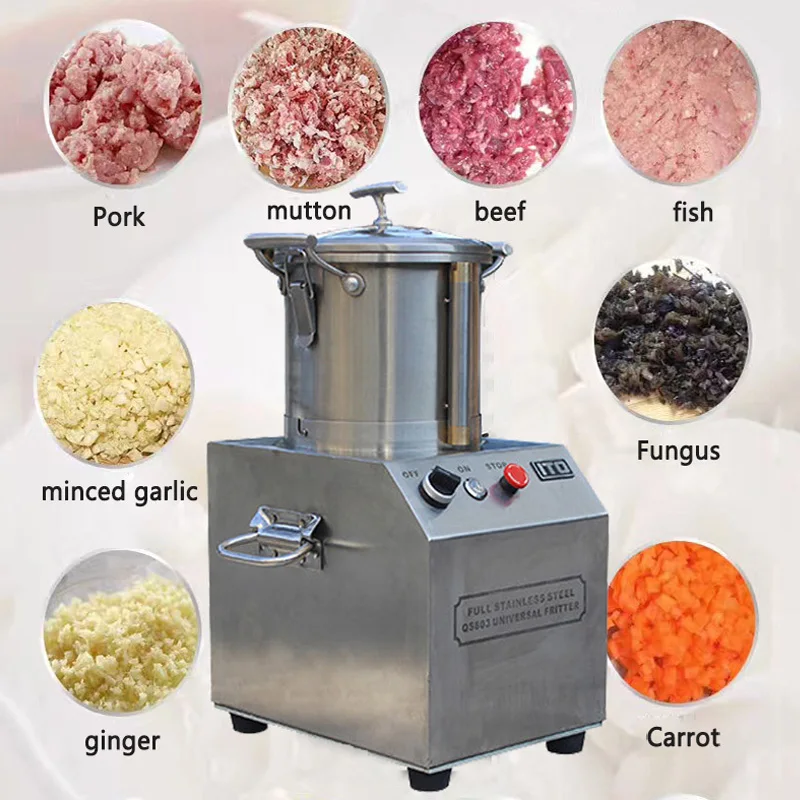 4l Automatic Multifunction Meat Grinder Stainless Steel Meat Chopping Machine Commercial