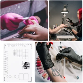 

1pc Silicone Practice Pad Guide Tools Nail Sticker Manicure Mat Nail Art Mat for Home