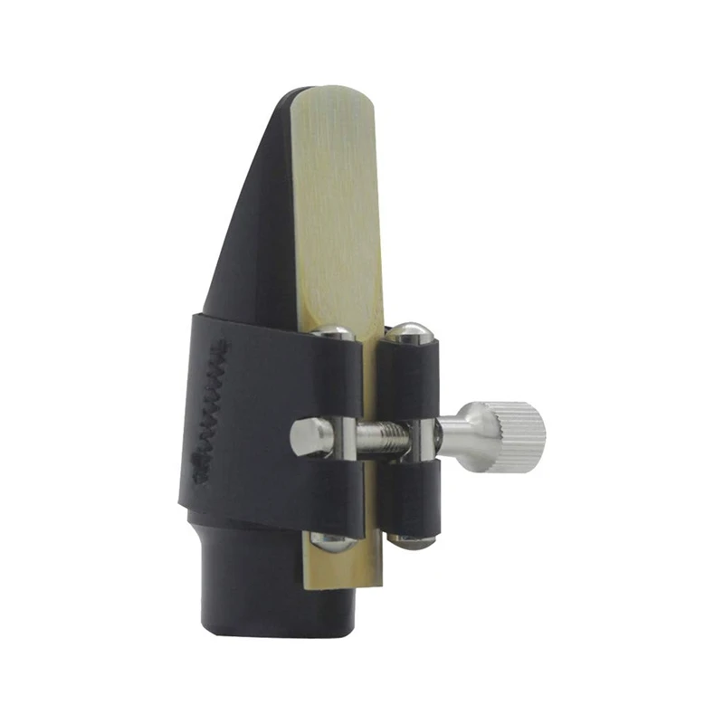 HOT-Leather Clip,Header Pickup,High-Grade Soprano Saxophone Flute Pickup Leather Buckle Head Clip
