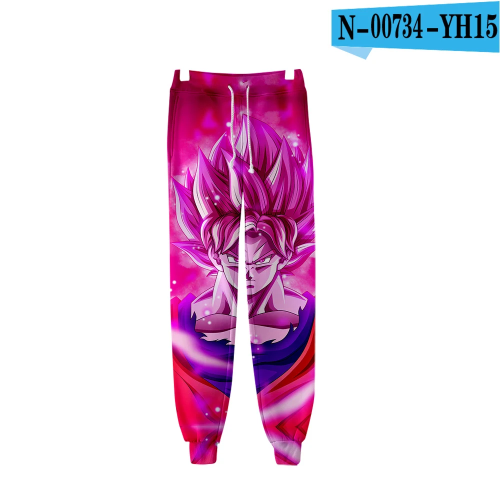 Dragon Ball Z Broly брюки высокое качество спортивные штаны лосины модные популярные тренд удобные Повседневное брюки - Цвет: N00734