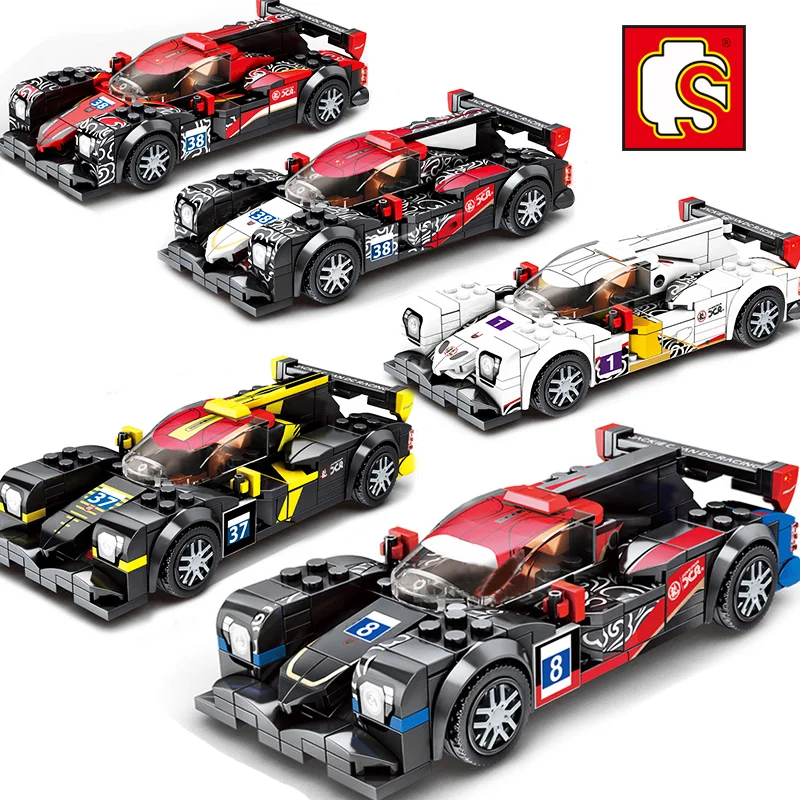 Конструктор Sembo Supercar Racing Speed Champion City техническая модель спортивного автомобиля
