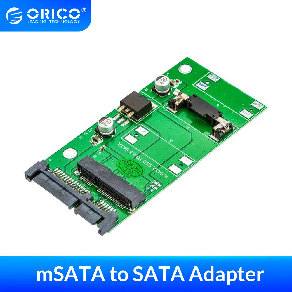 Адаптер ORICO mSATA на 2 5 дюйма 22 контактный адаптер SATA влагостойкий SSD поддержка