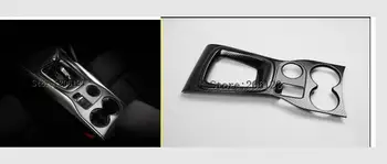 

For Renault Kadjar 2016 2017 2018 Gear Shift Box Panel Frame Cover Trim Chrome Interior Water Cup Decoration Car-Styling