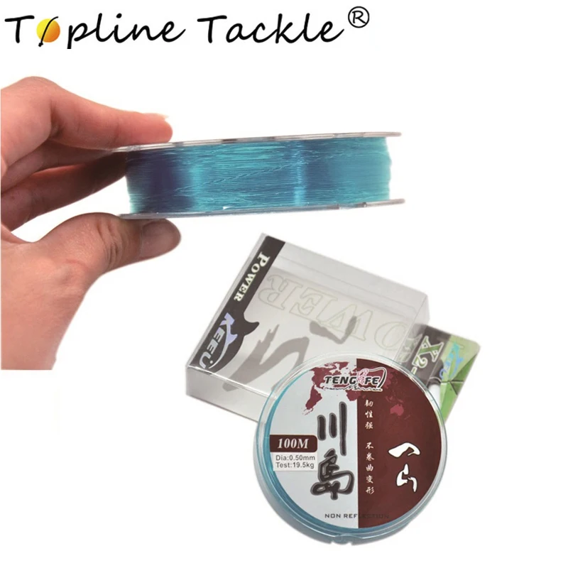 

TOPLINE TACKLE floating carp japanese nylon fishing line sea 100m bulk Nylon Line Super Strong Nylon Fishingthread fish 0.18