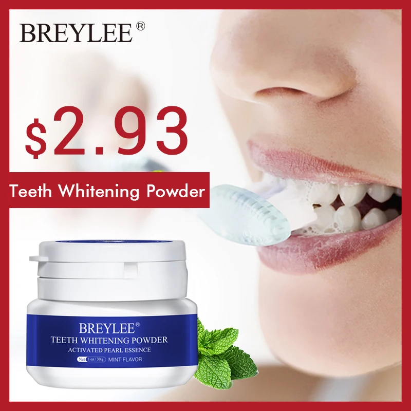 BREYLEE Teeth Whitening Powder Toothpaste Dental Tools White Teeth Cleaning Oral Hygiene Toothbrush Gel Remove Plaque 1