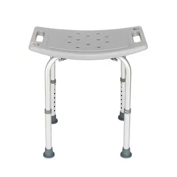 

Aluminium Alloy Elderly Bath Chair without Back of a Chair Gray ship from US drop shipping