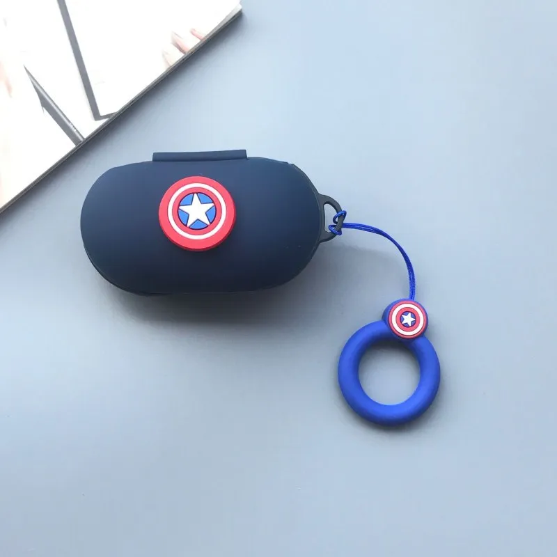 2 Мультяшный милый силиконовый чехол для samsung Galaxy Buds чехол для зарядки беспроводные наушники защитный чехол - Цвет: 2