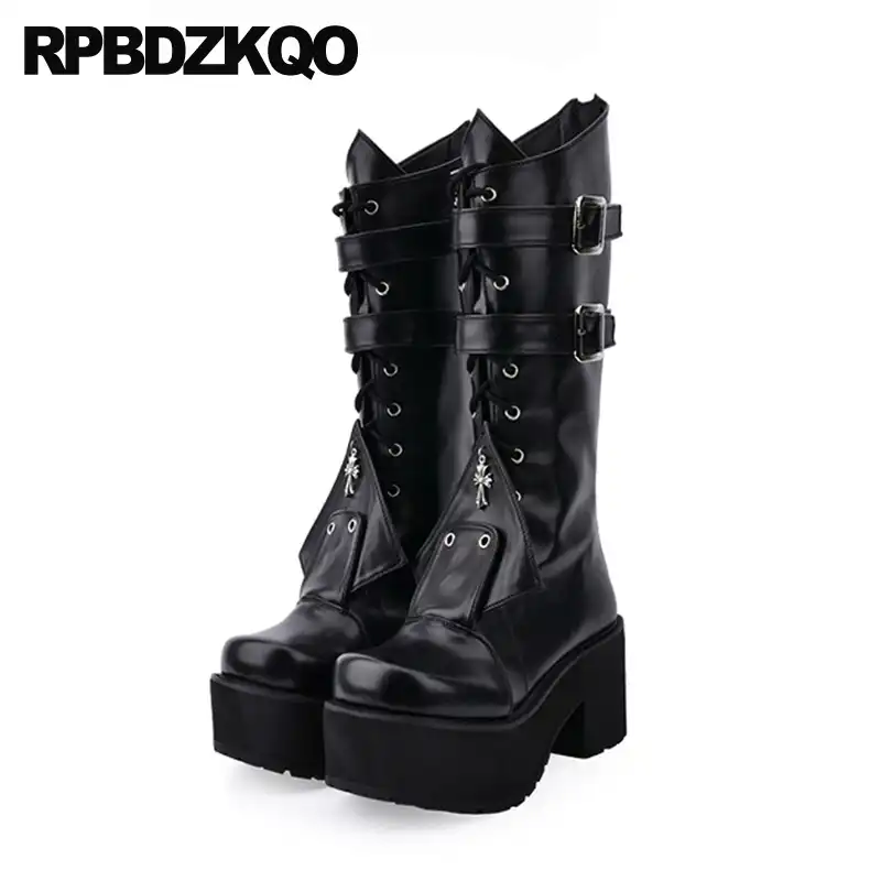 botas góticas femininas